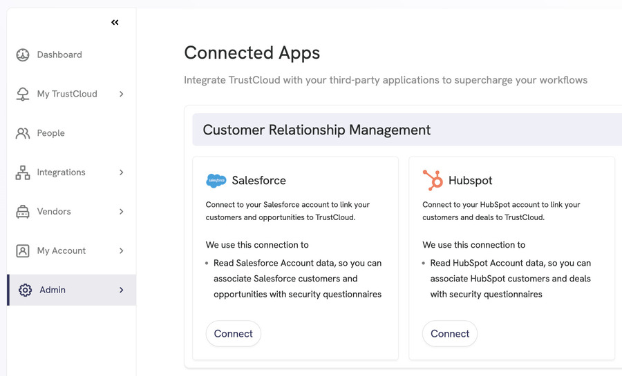 TC Connect To Salesforce