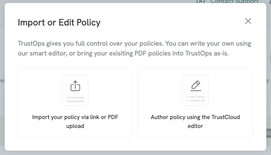 TO Policies Import Edit 10