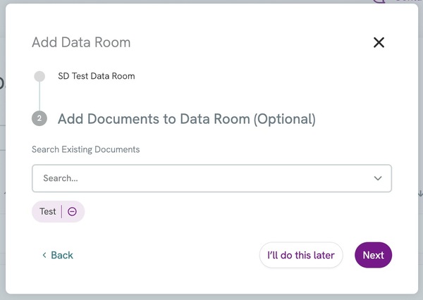TS Data Rooms Add Data Room 03