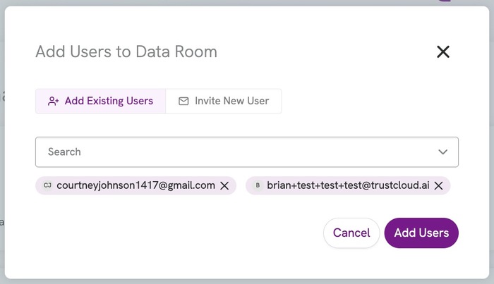 TS Data Rooms Add User 09
