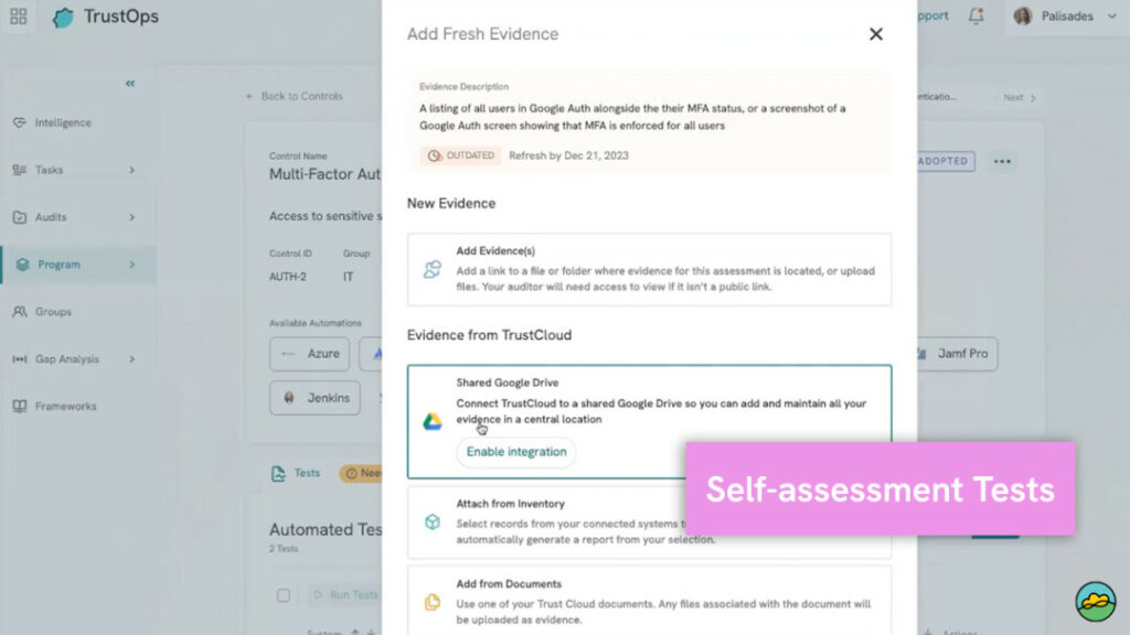 Self-assessment tests