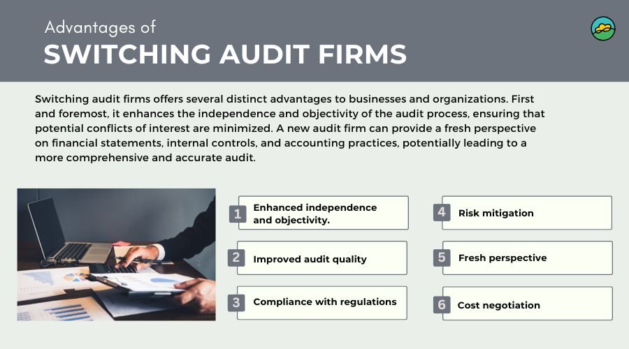 Advantages of switching audit firms