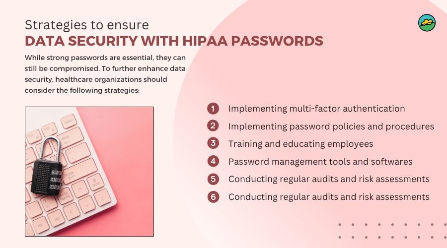 Strategies to ensure data security with HIPAA passwords