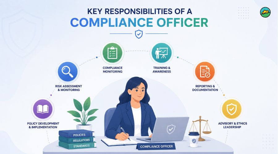 Key responsibilities of a compliance officer