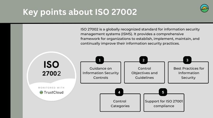 Key points about ISO 27002