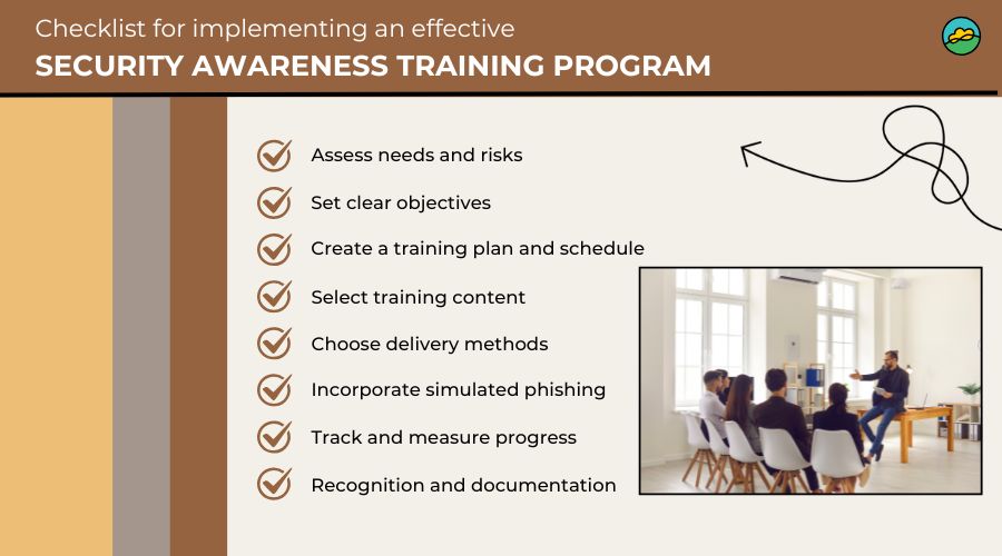 Implementing an effective security awareness training program