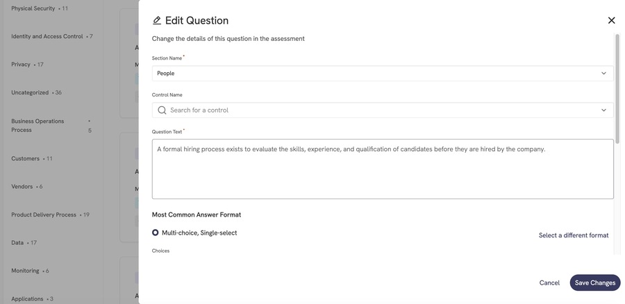 Assessment Templates