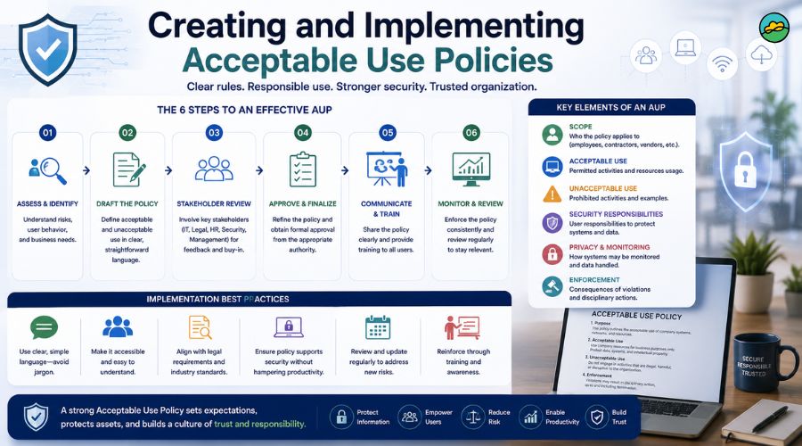 Creating and implementing acceptable use policies