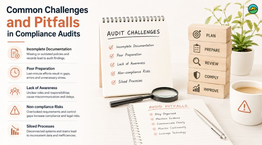 Common challenges and pitfalls in compliance audits