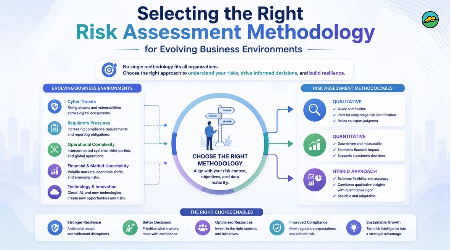 Selecting the right risk assessment methodology for evolving business environments