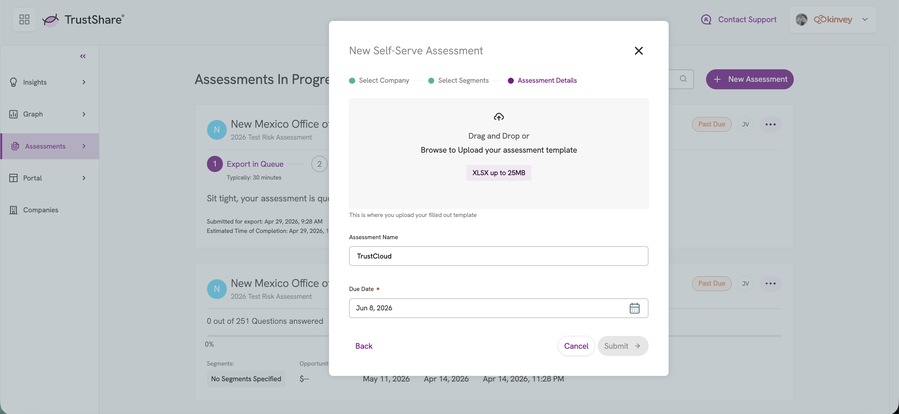 TS New Self-Serve Assessment - submit