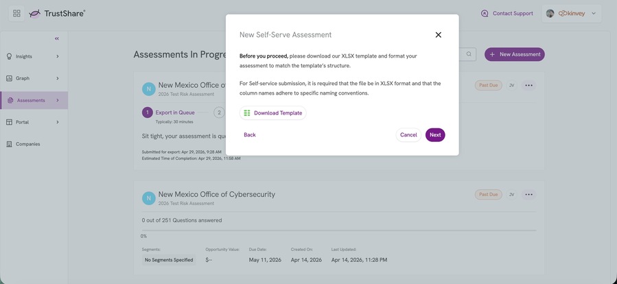 TS New Self-Serve Assessment