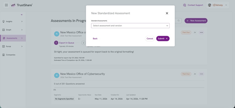 New Standardized Assessment