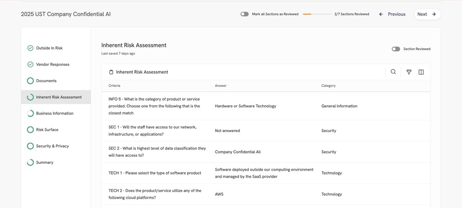 Assessments