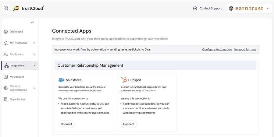 Connected Apps