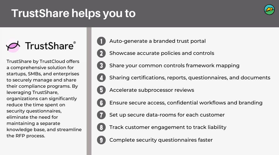 TrustShare helps you to