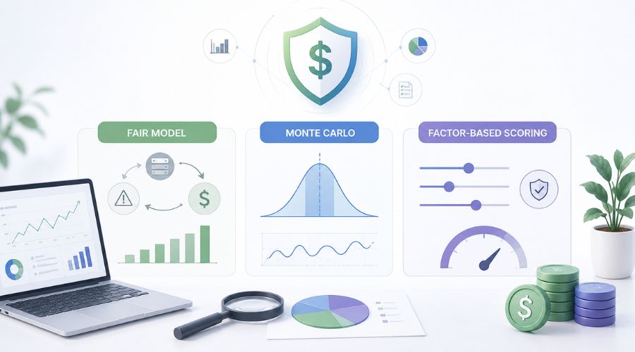 Quantifying cyber risk in Dollars FAIR model vs Monte Carlo vs factor-based scoring